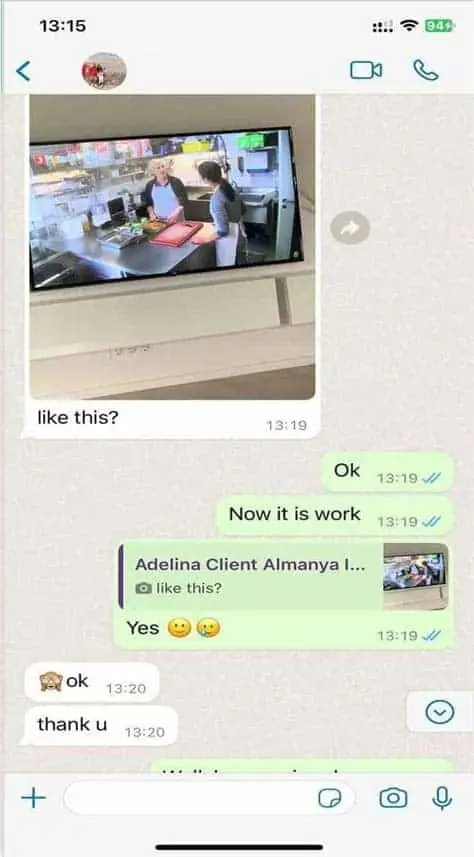 IPPlayTV customer review on WhatsApp 7